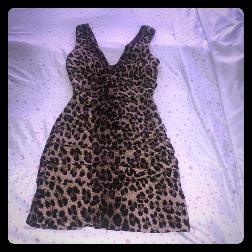 Leopard print dress